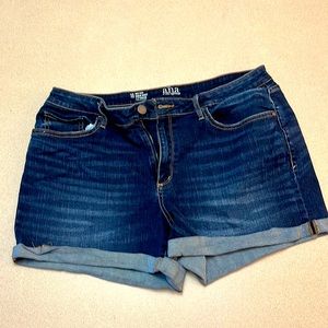 Size 16 ana brand cuffed jean shorts, worn once.